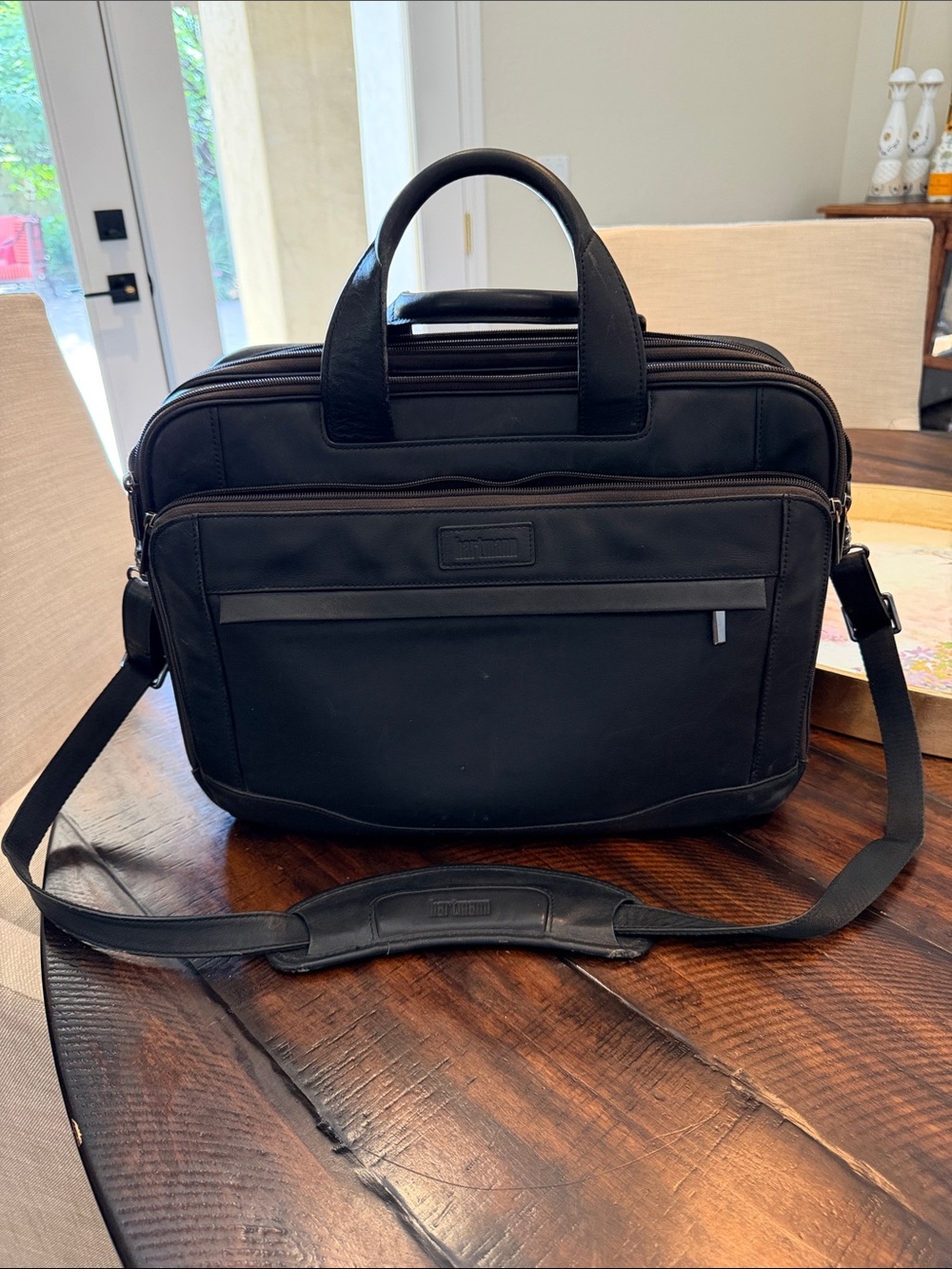 Hartmann Leather laptop bag